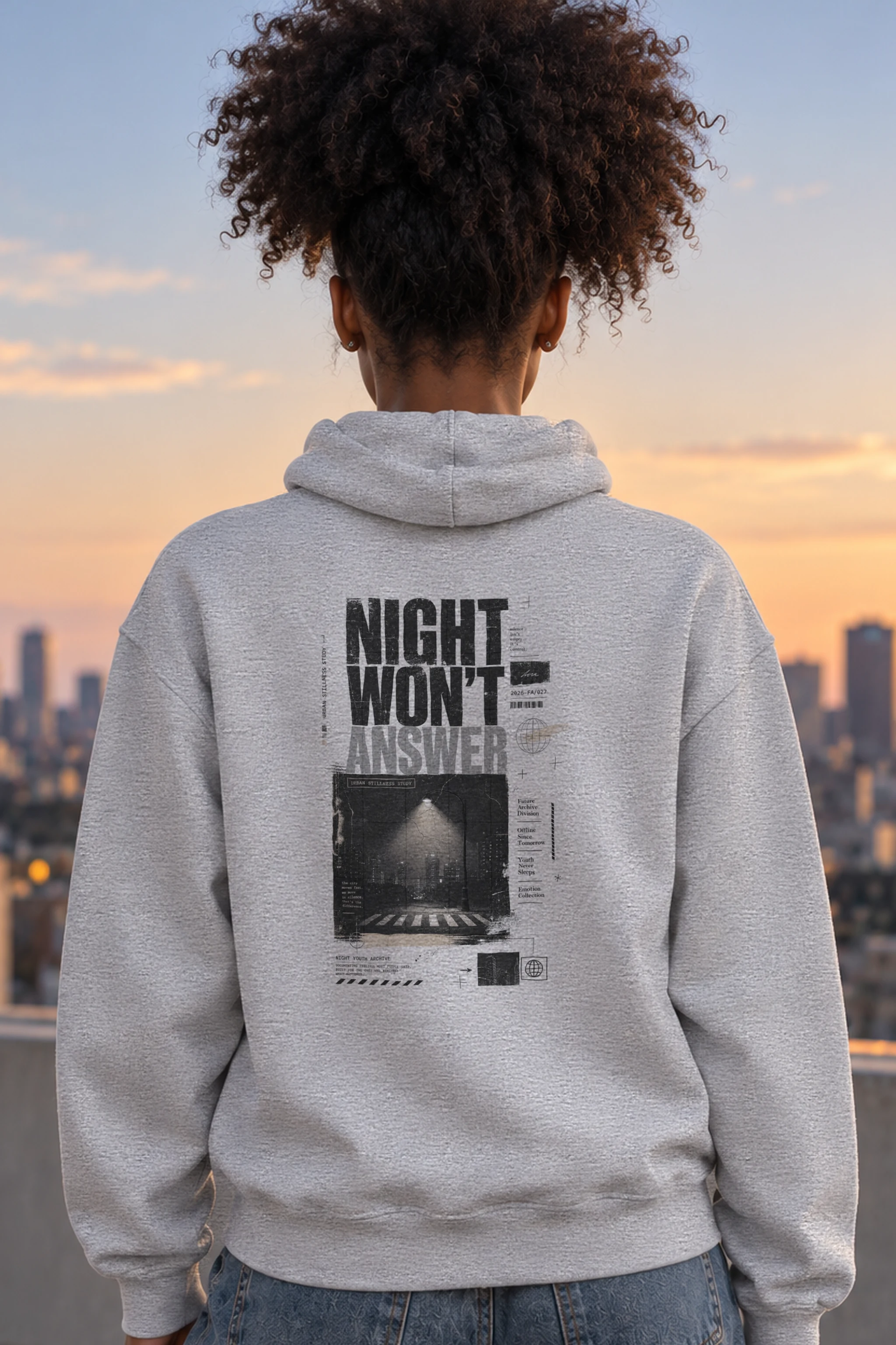 "Night Won’t Answer" 1 Pullover Hoodie