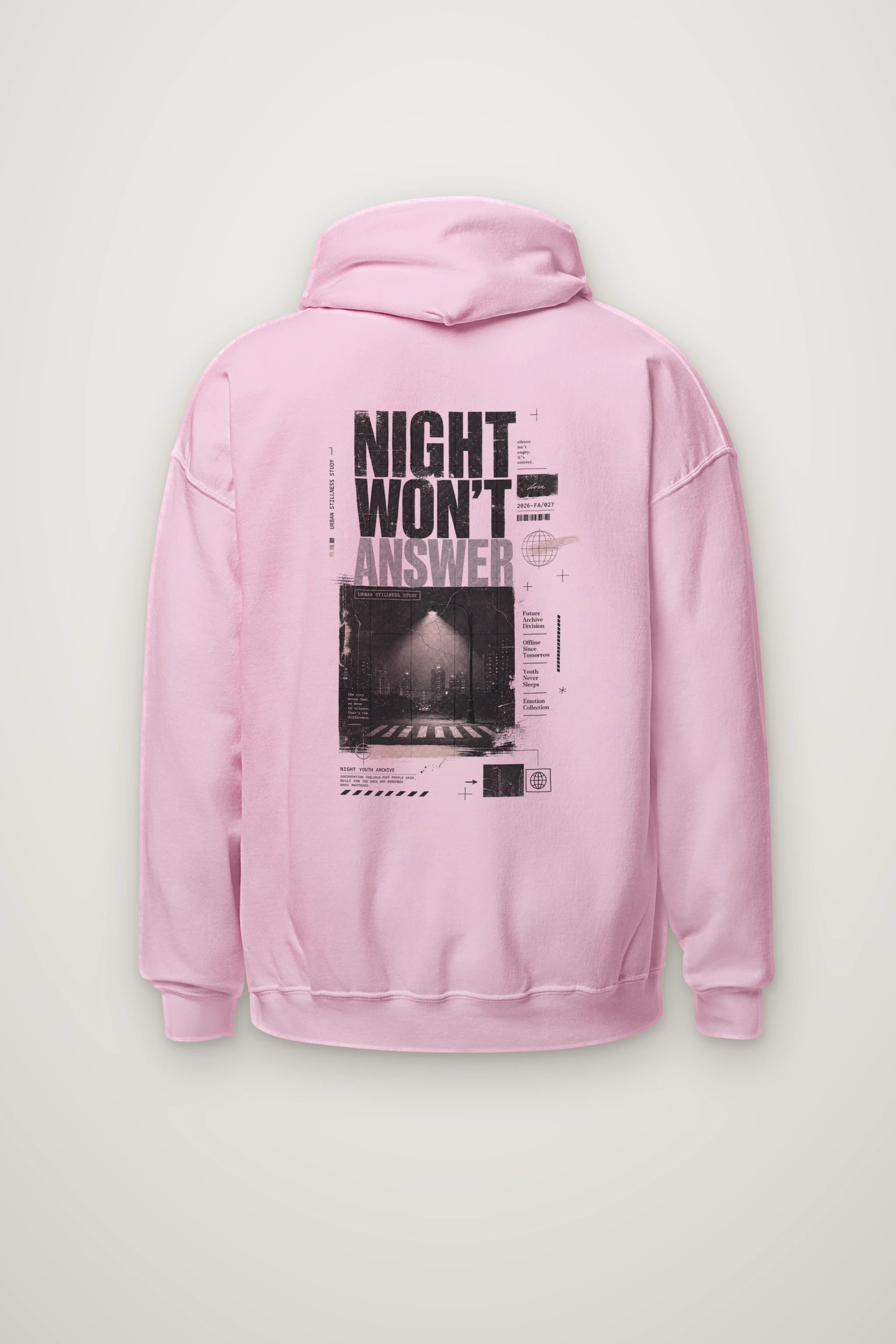 "Night Won’t Answer" Heavy Blend Unisex Pullover Hoodie