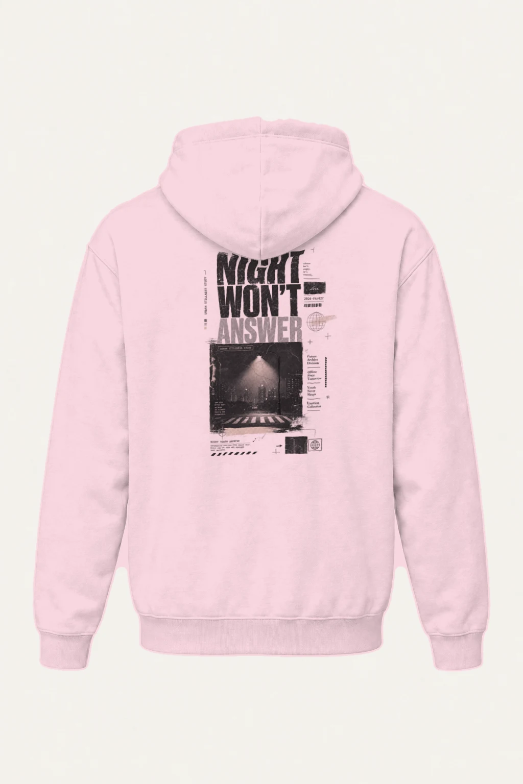 "Night Won’t Answer" Heavy Blend Unisex Pullover Hoodie | Gildan 18500