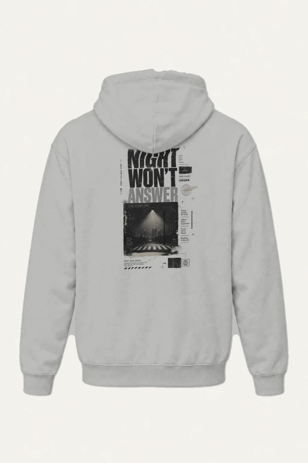"Night Won’t Answer" Heavy Blend Unisex Pullover Hoodie | Gildan 18500