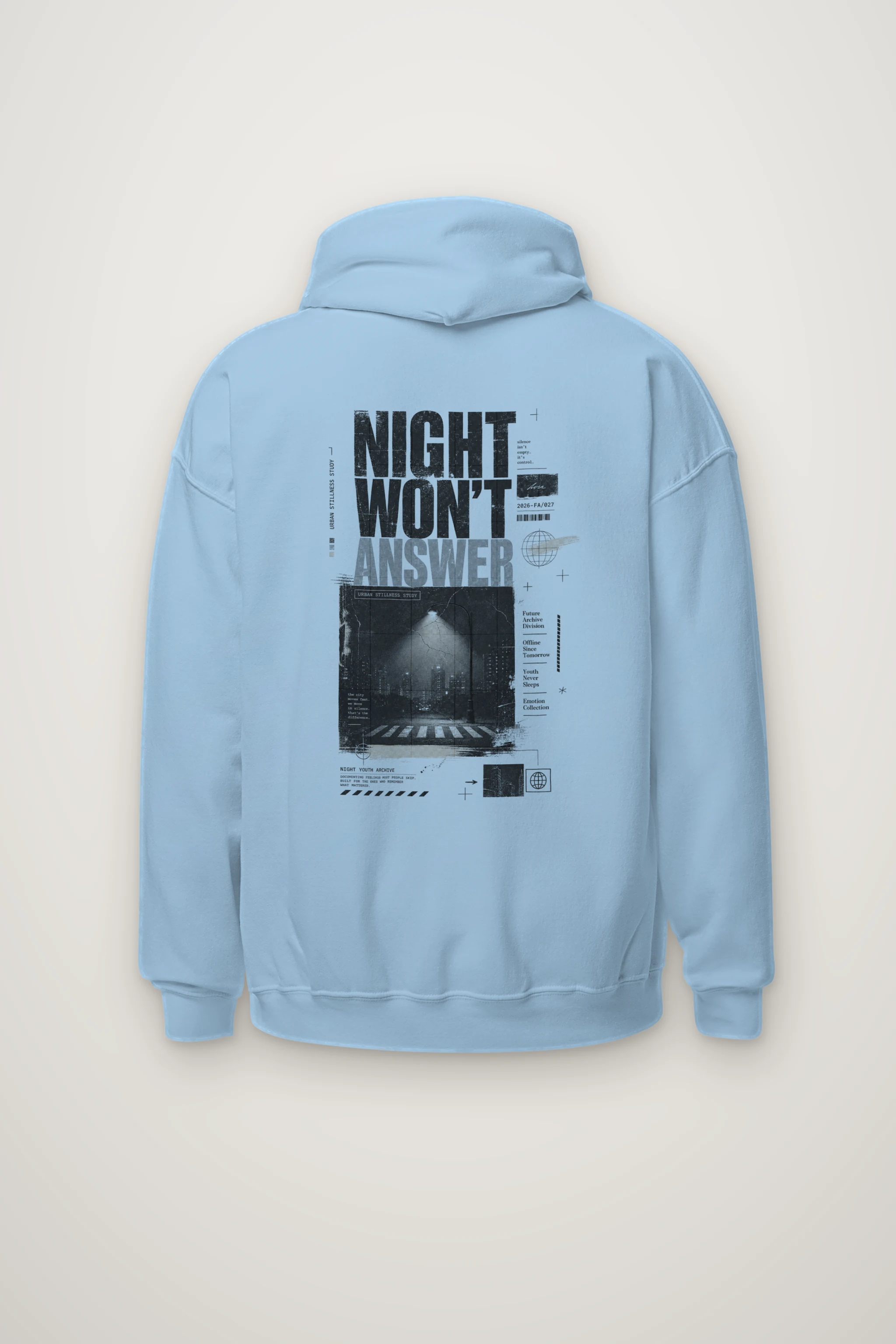 "Night Won’t Answer" Heavy Blend Unisex Pullover Hoodie
