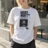 "Night Won’t Answer" Heavyweight Unisex Crewneck T-shirt | Gildan 5000