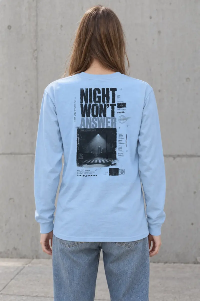 "Night Won’t Answer" Unisex Longsleeve T-shirt
