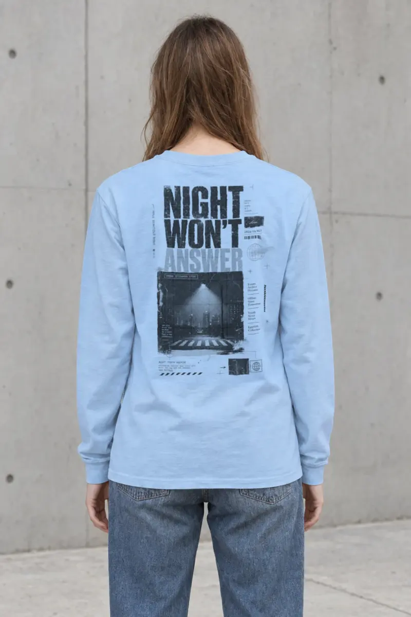 "Night Won’t Answer" Unisex Longsleeve T-shirt