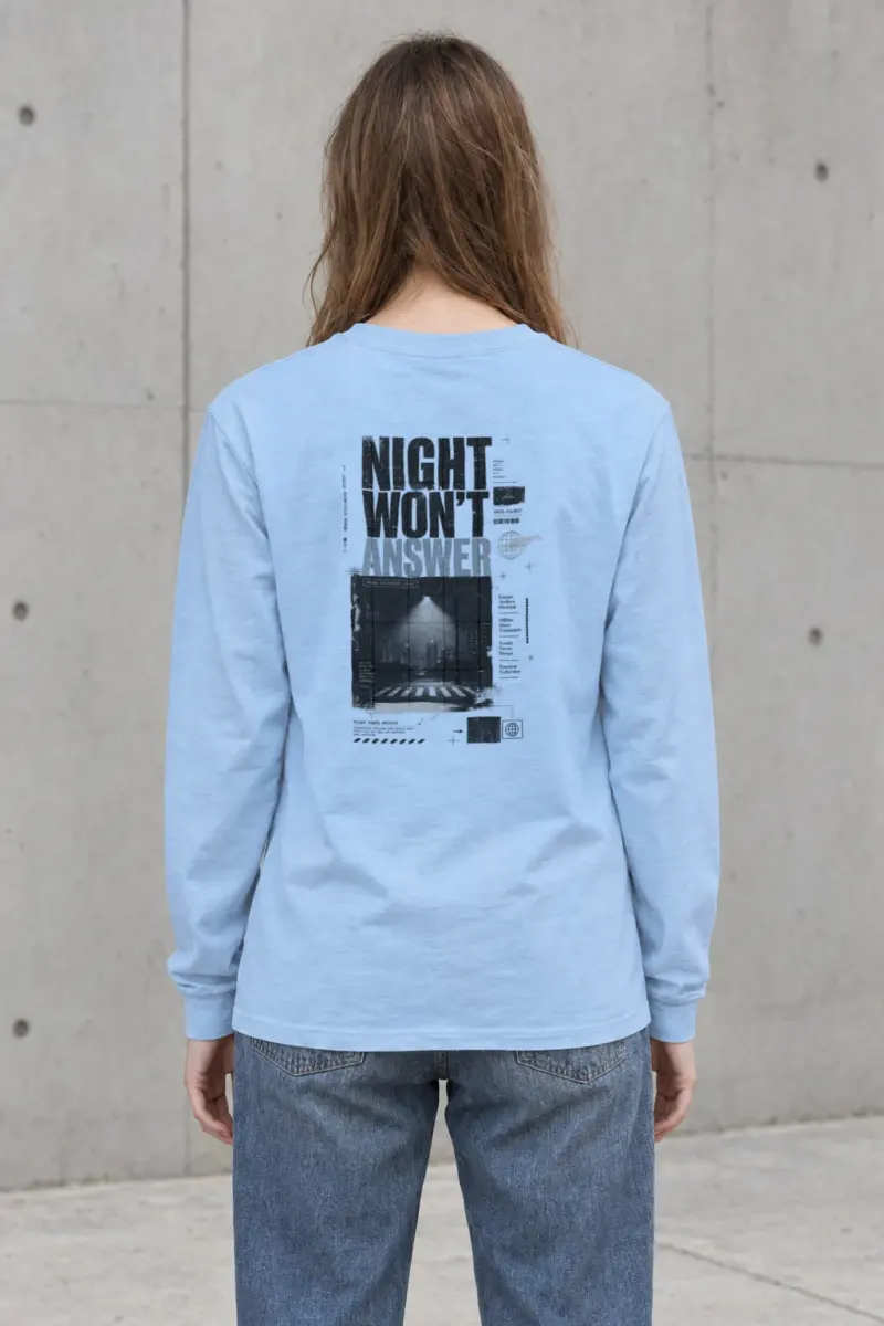"Night Won’t Answer" Unisex Longsleeve T-shirt