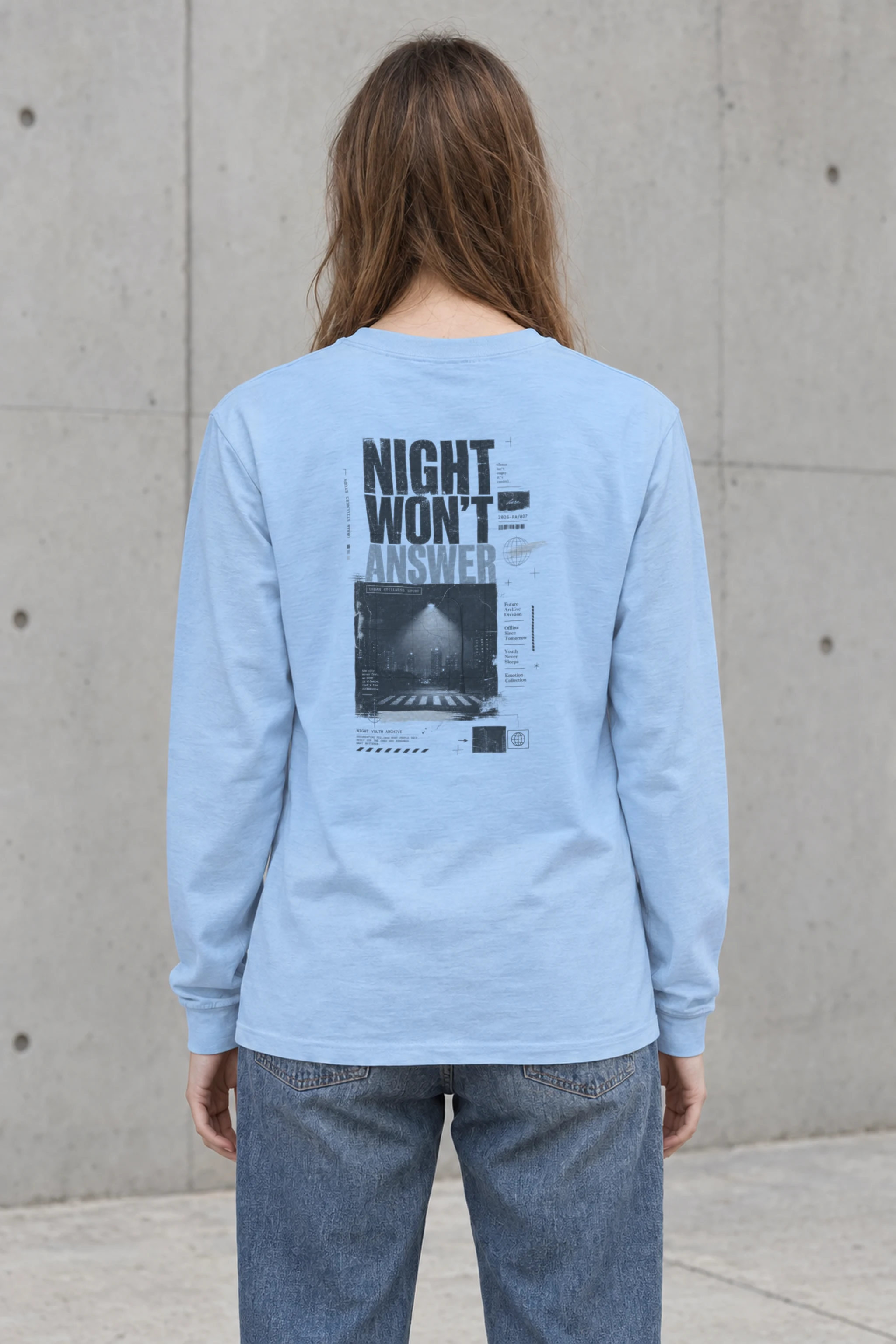 "Night Won’t Answer" Unisex Longsleeve T-shirt