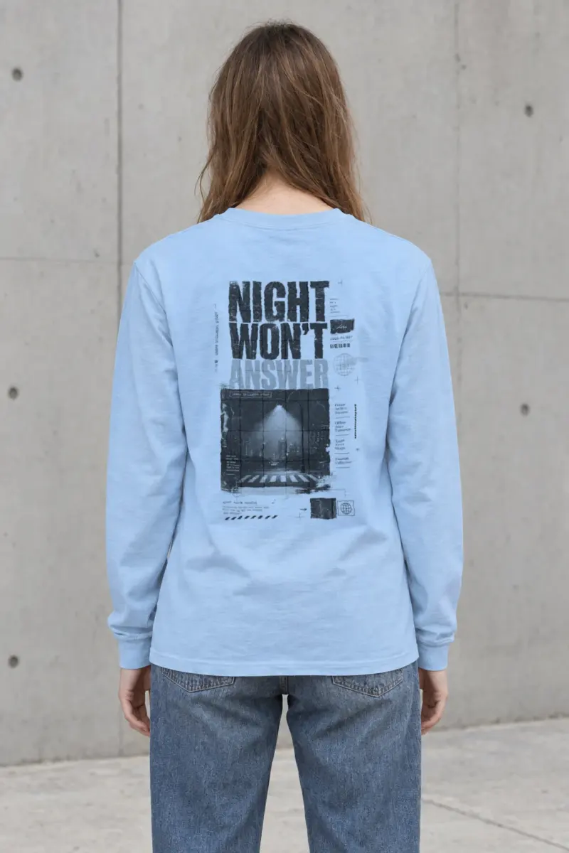"Night Won’t Answer" Unisex Longsleeve T-shirt