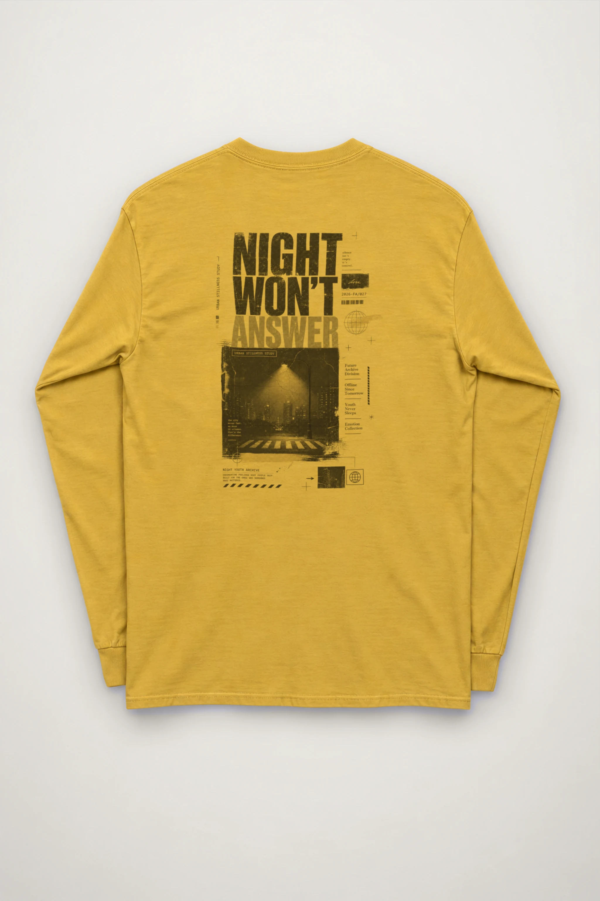 "Night Won’t Answer" Unisex Longsleeve T-shirt