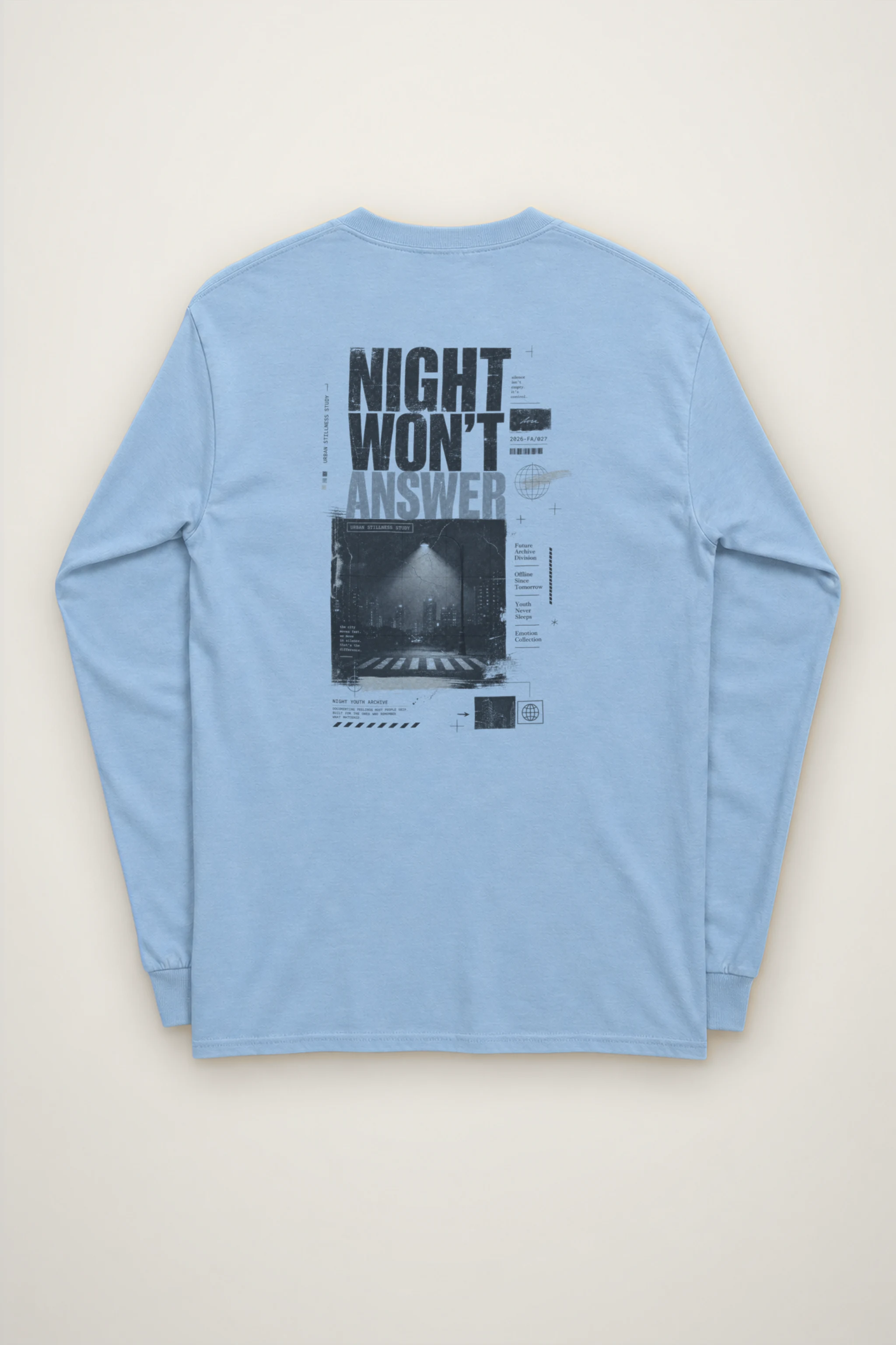"Night Won’t Answer" Unisex Longsleeve T-shirt