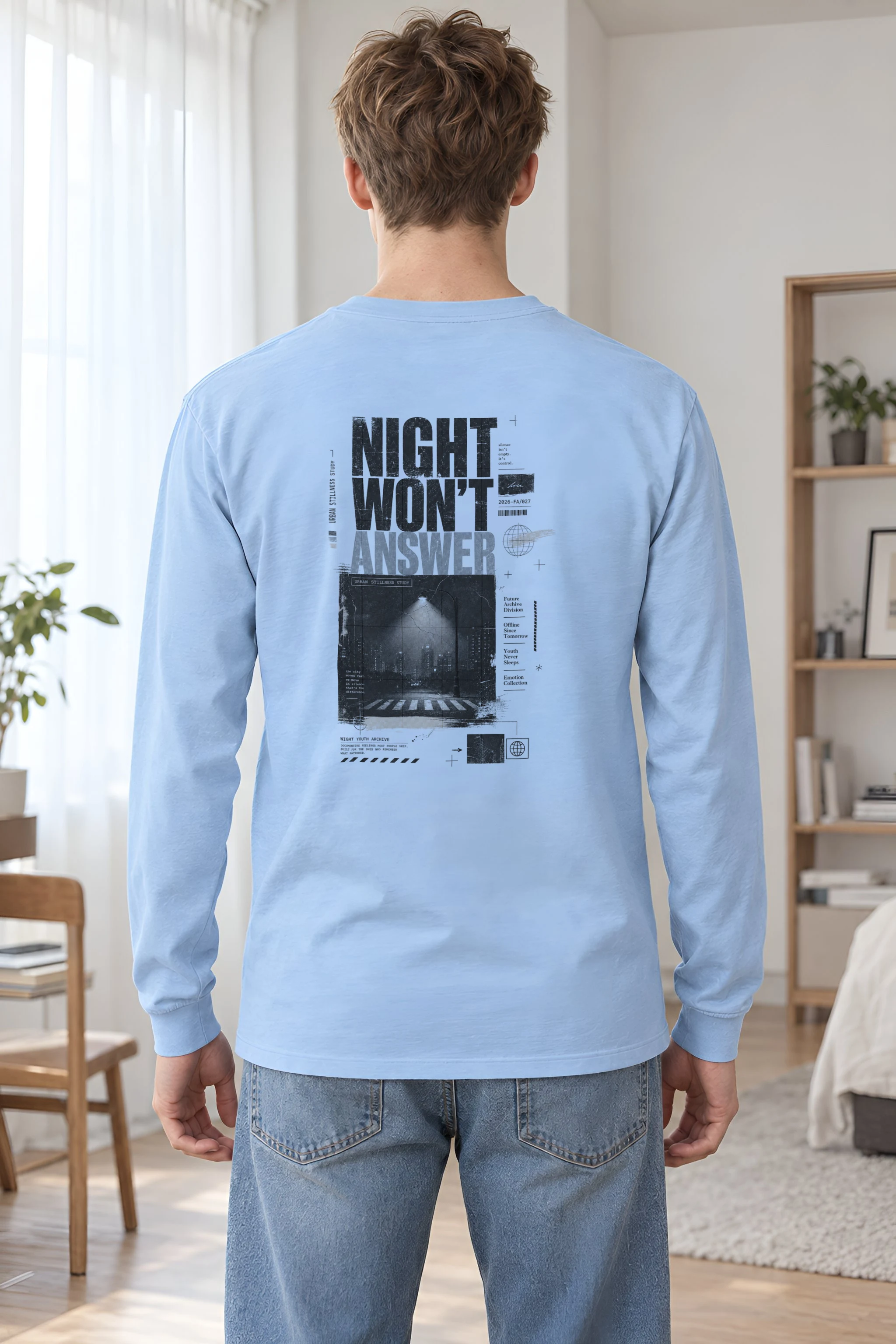 "Night Won’t Answer" Unisex Longsleeve T-shirt