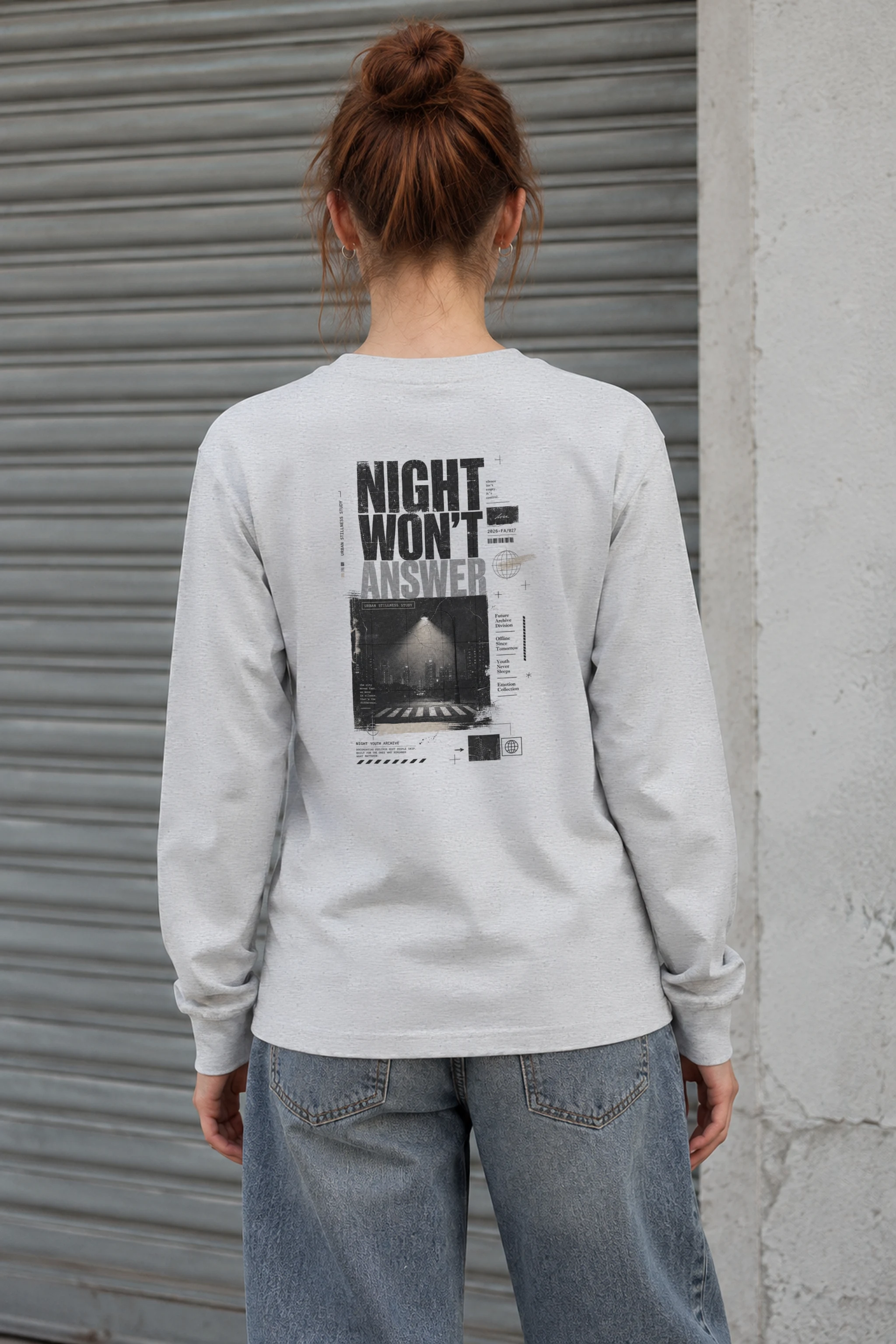 "Night Won’t Answer" Unisex Longsleeve T-shirt