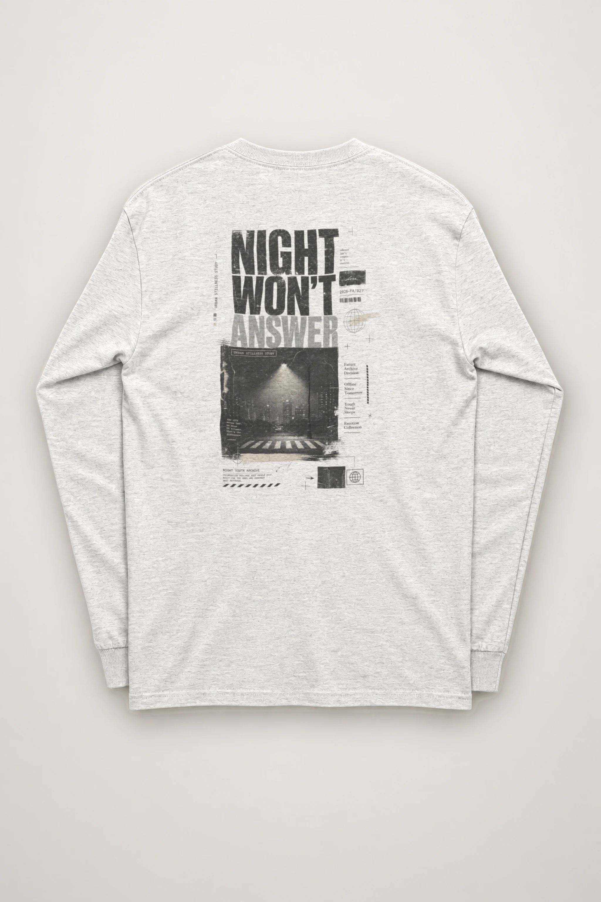 "Night Won’t Answer" Unisex Longsleeve T-shirt