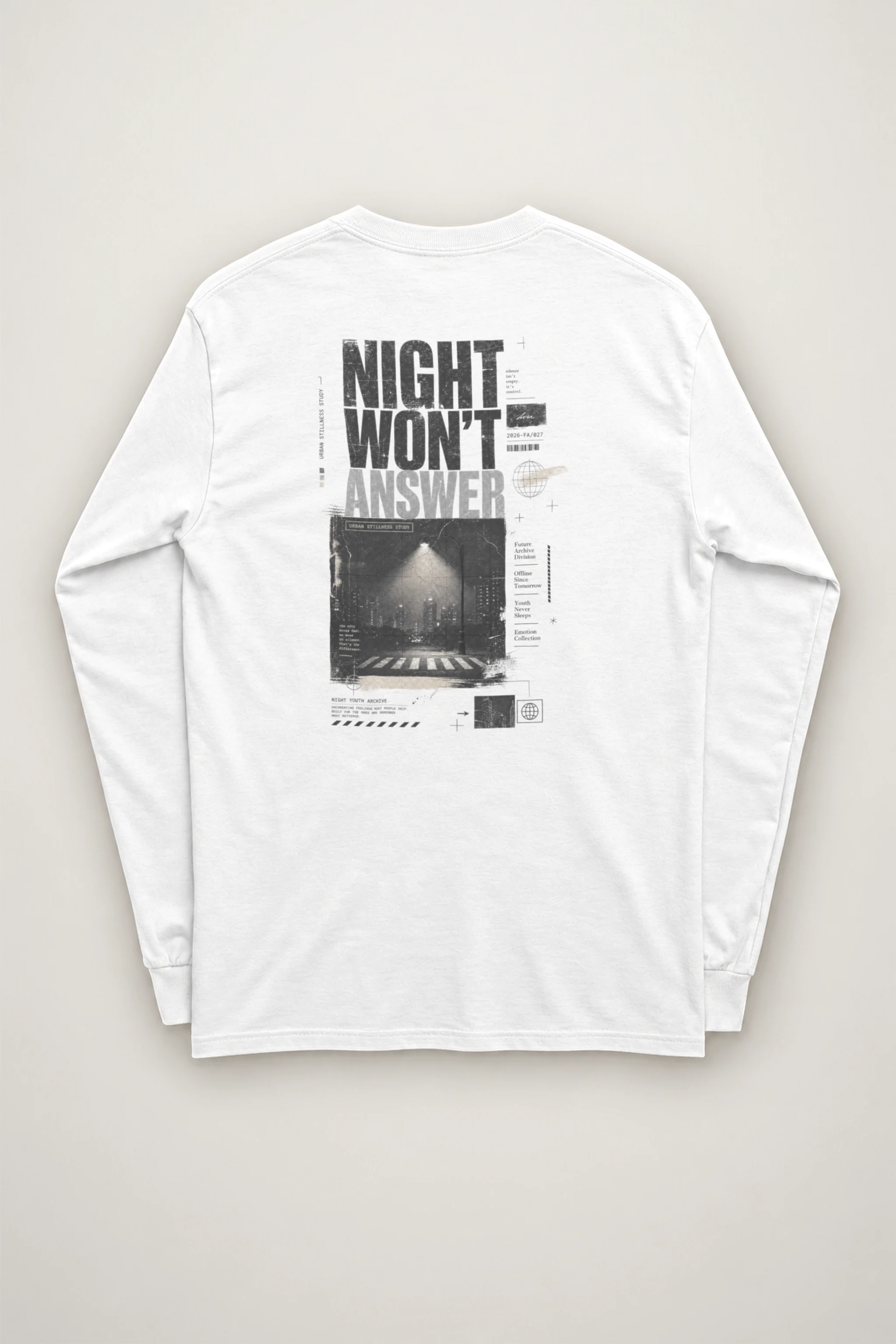 "Night Won’t Answer" Unisex Longsleeve T-shirt