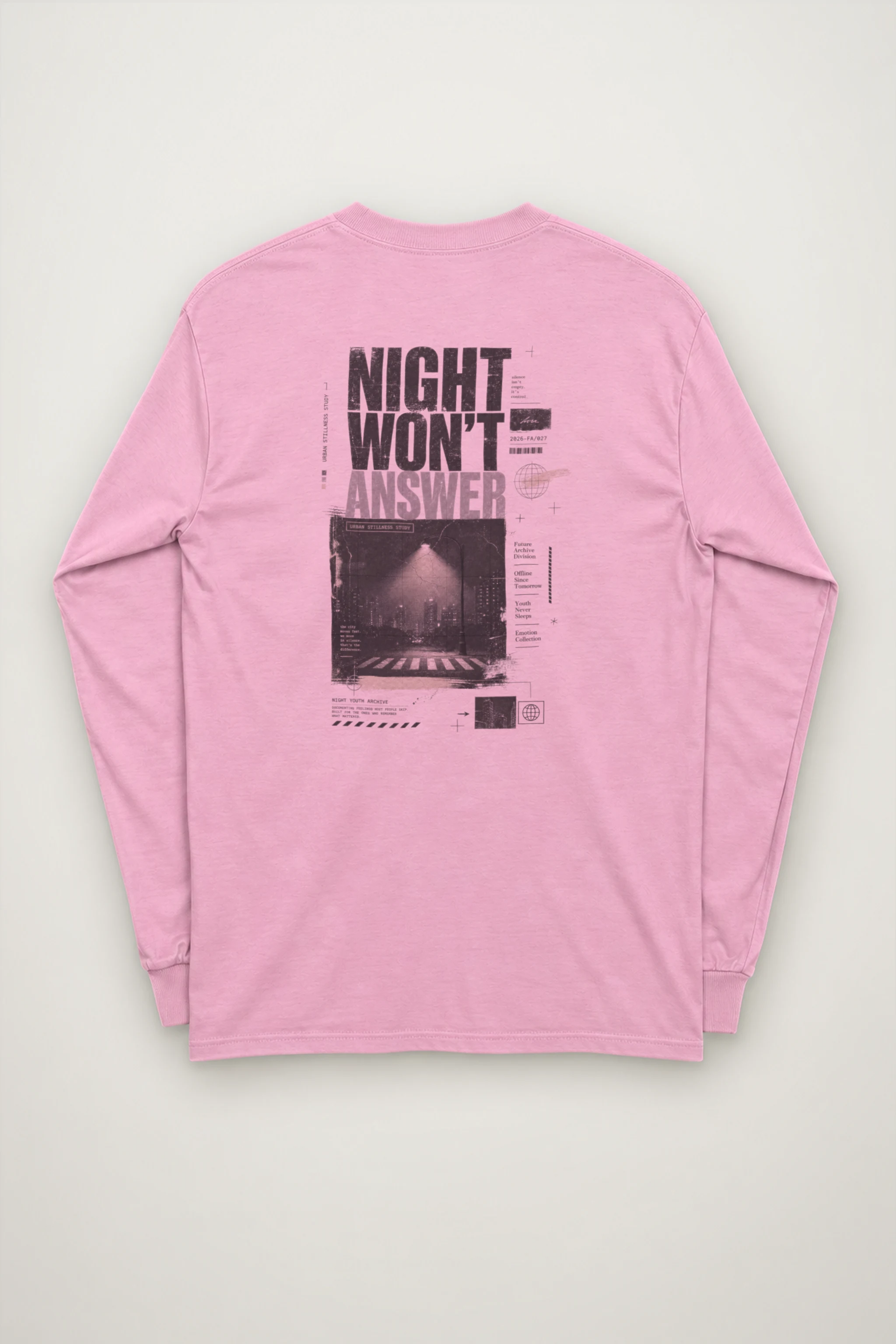 "Night Won’t Answer" Unisex Longsleeve T-shirt
