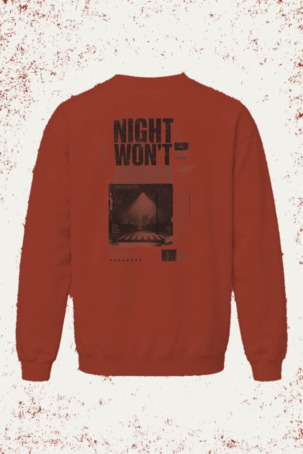 "Night Won’t Answer" Unisex Sponge Fleece Crewneck Sweatshirt | Bella + Canvas 3901