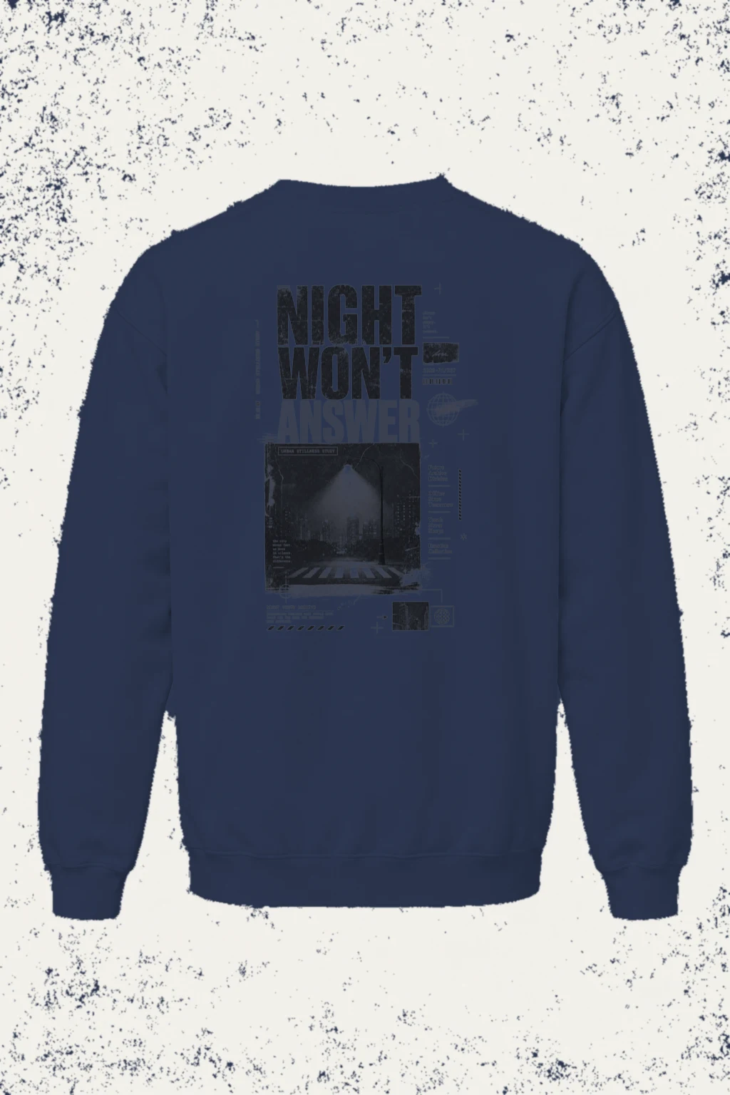 "Night Won’t Answer" Unisex Sponge Fleece Crewneck Sweatshirt | Bella + Canvas 3901