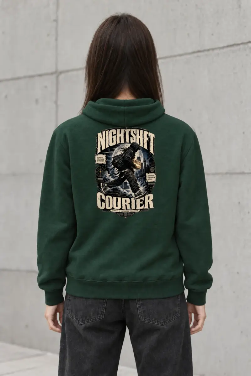 "Nightshift Courier" Heavy Blend Unisex Pullover Hoodie
