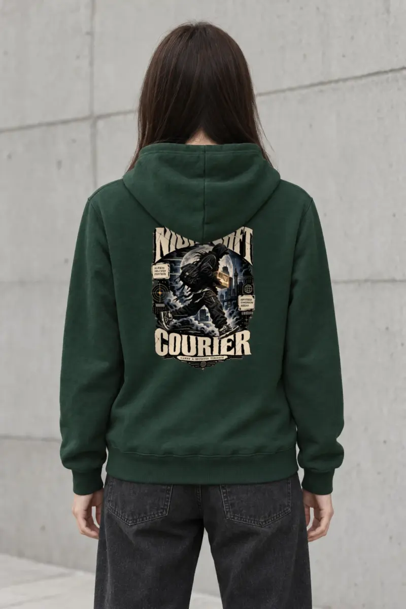 "Nightshift Courier" Heavy Blend Unisex Pullover Hoodie