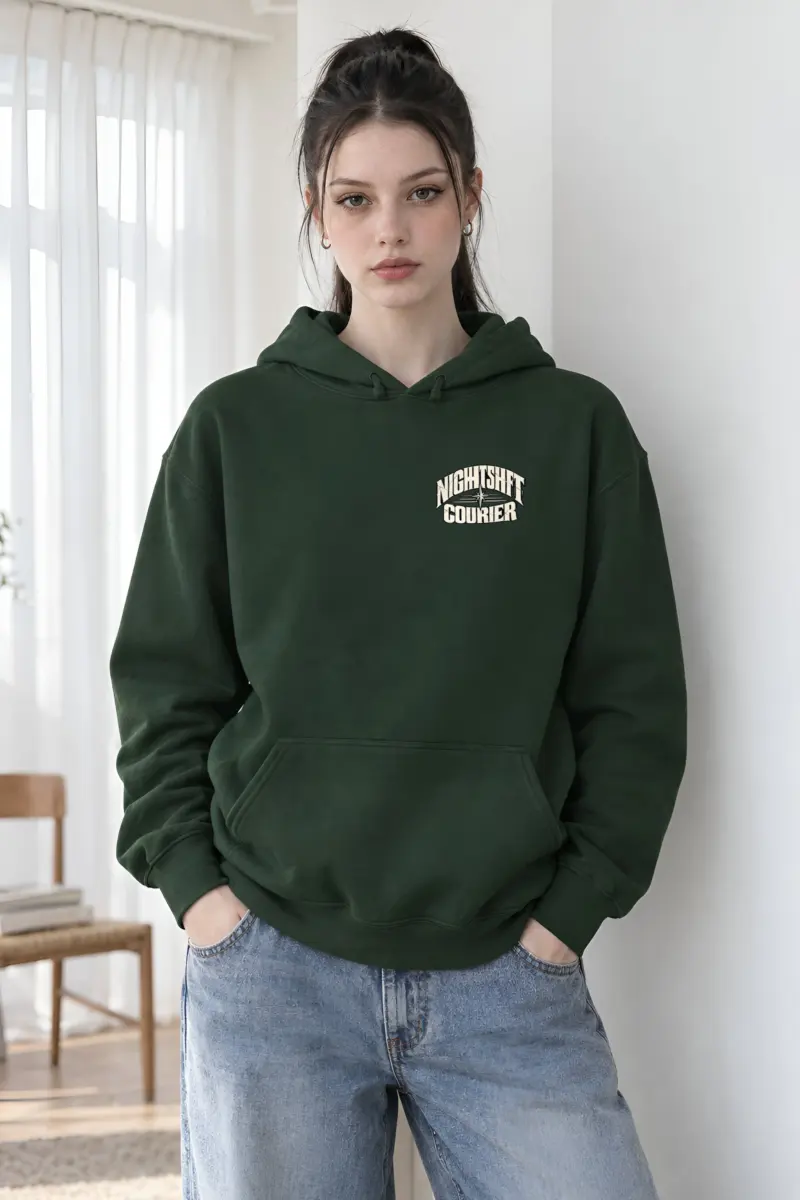 "Nightshift Courier" Heavy Blend Unisex Pullover Hoodie