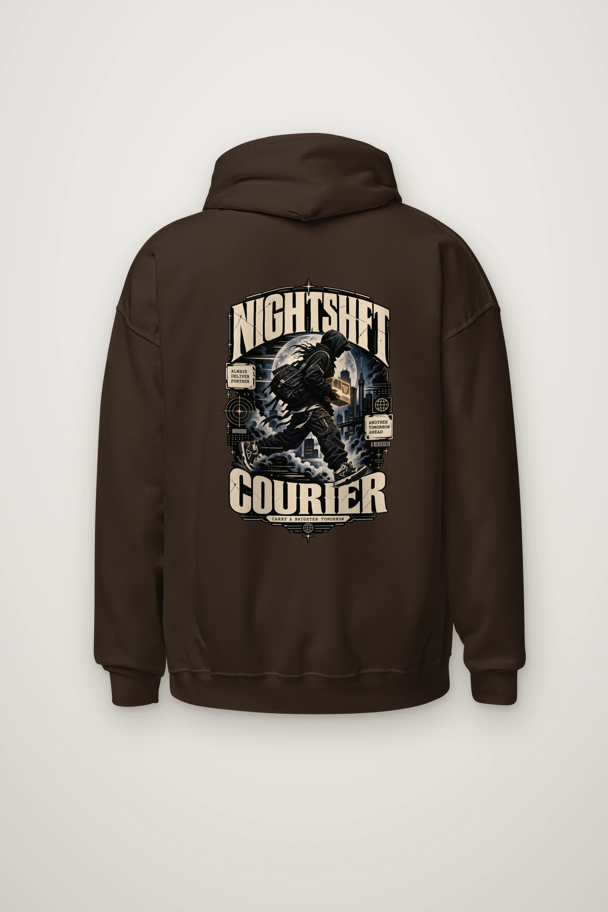 "Nightshift Courier" Heavy Blend Unisex Pullover Hoodie