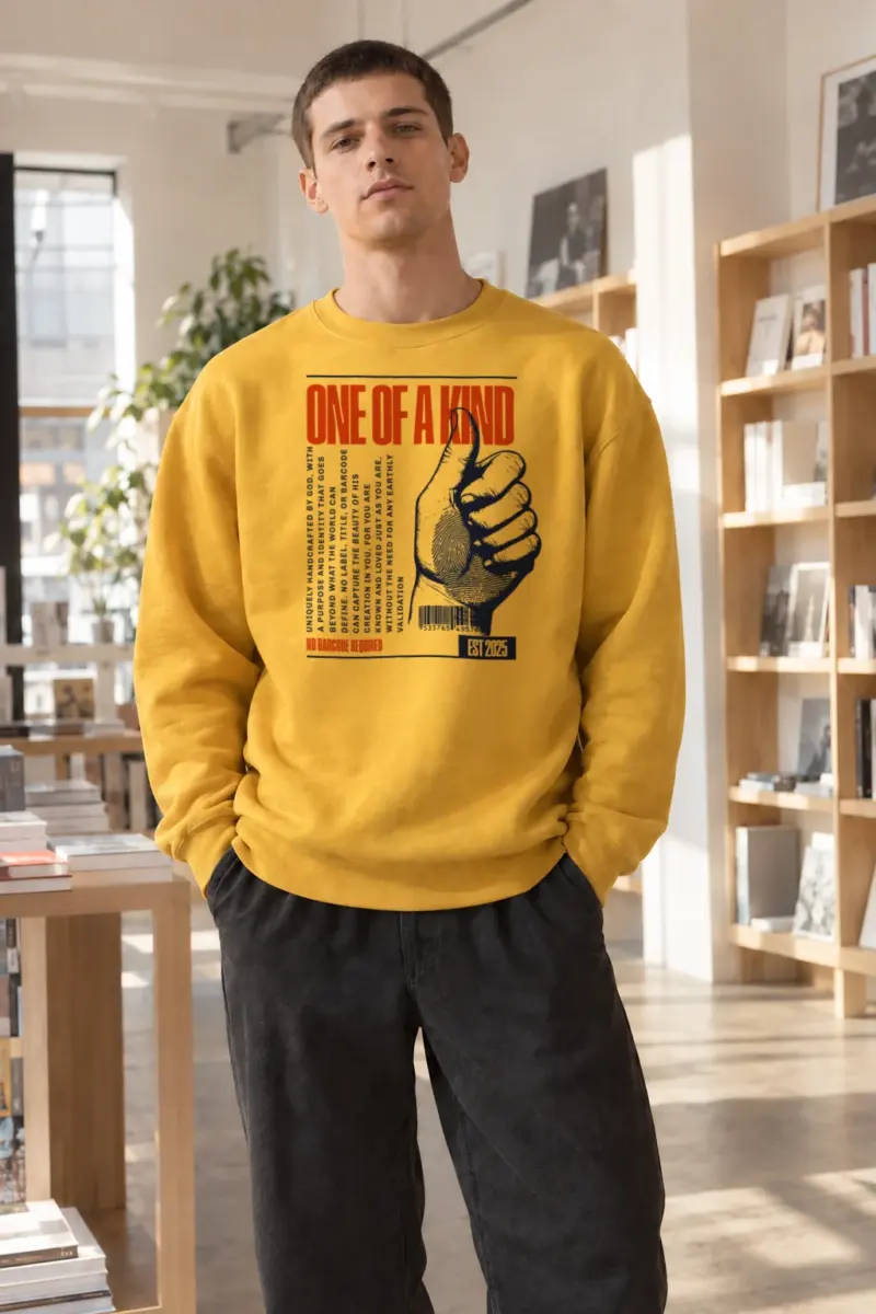 "No Barcode Required" Heavy Blend Unisex Crewneck Sweatshirt | Gildan 18000