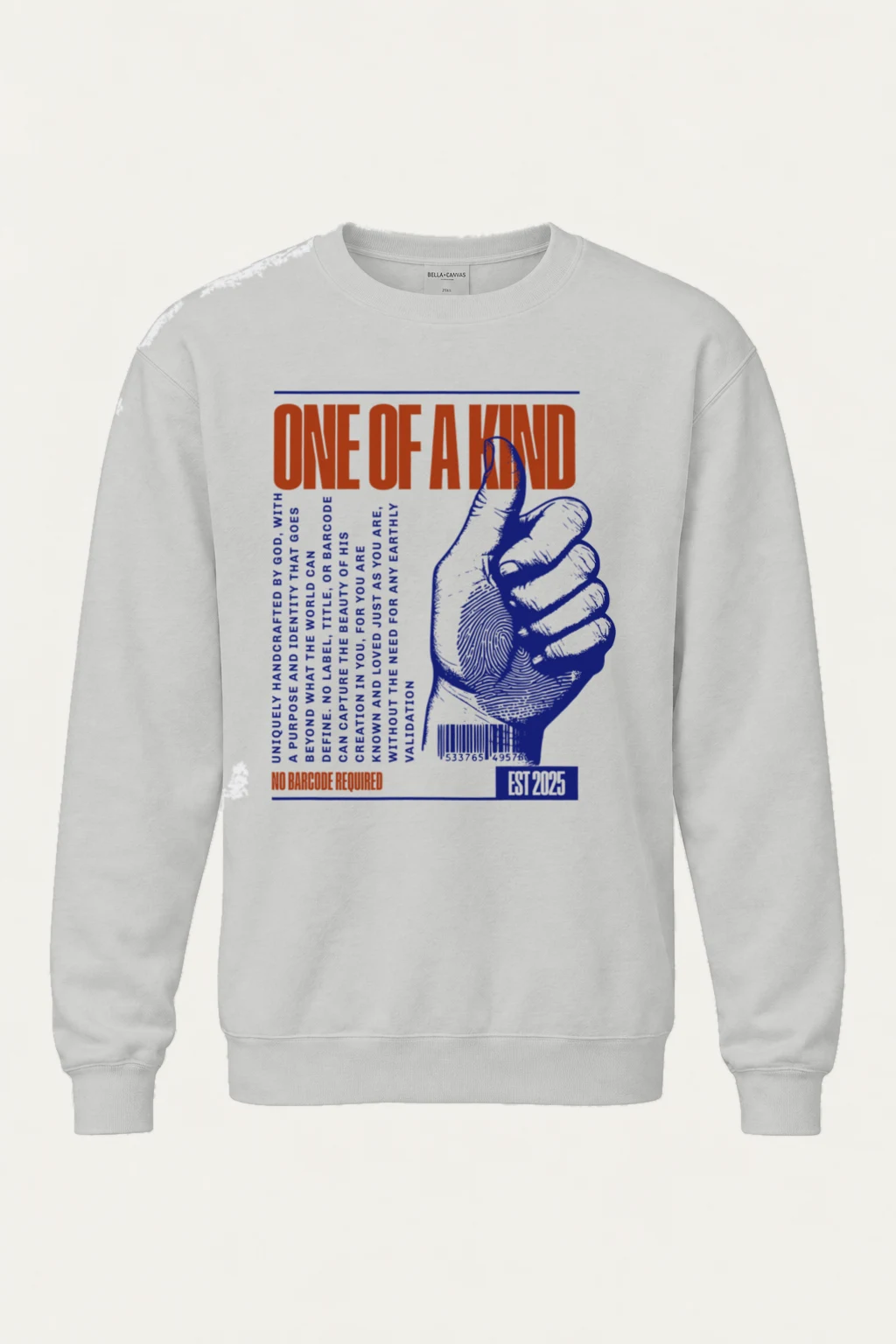 "No Barcode Required" Heavy Blend Unisex Crewneck Sweatshirt | Gildan 18000