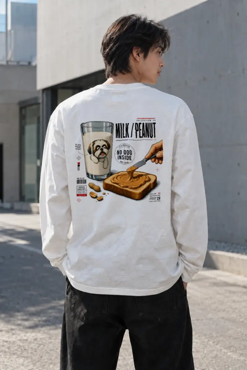 "No Dog Inside" Unisex Longsleeve T-shirt | Gildan 2400
