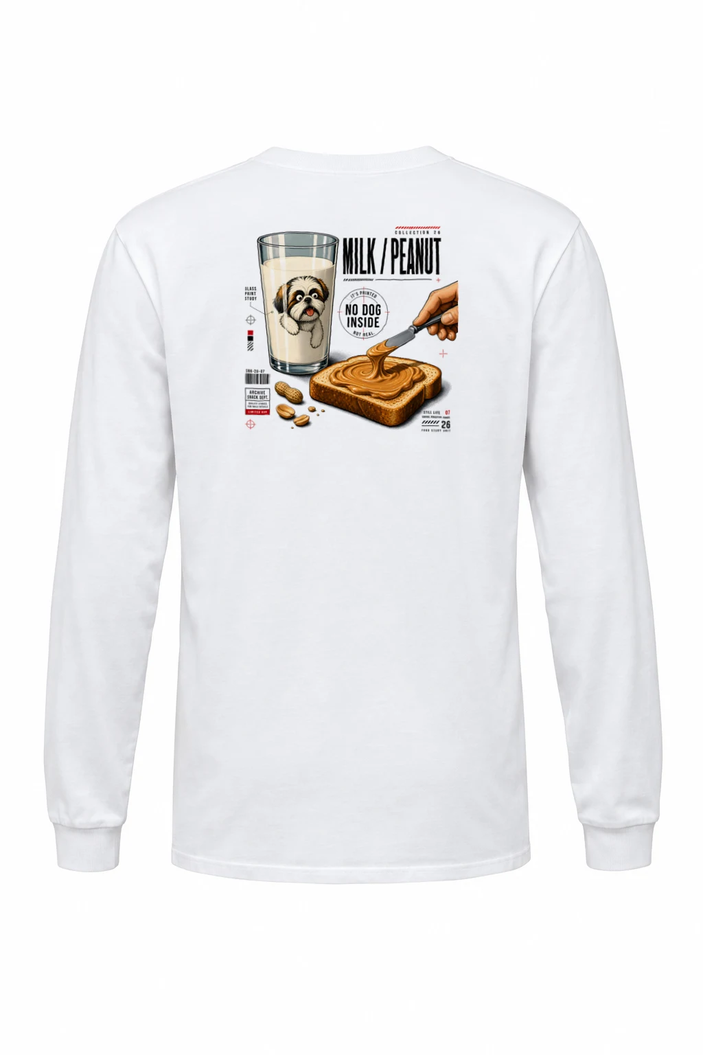 "No Dog Inside" Unisex Longsleeve T-shirt | Gildan 2400