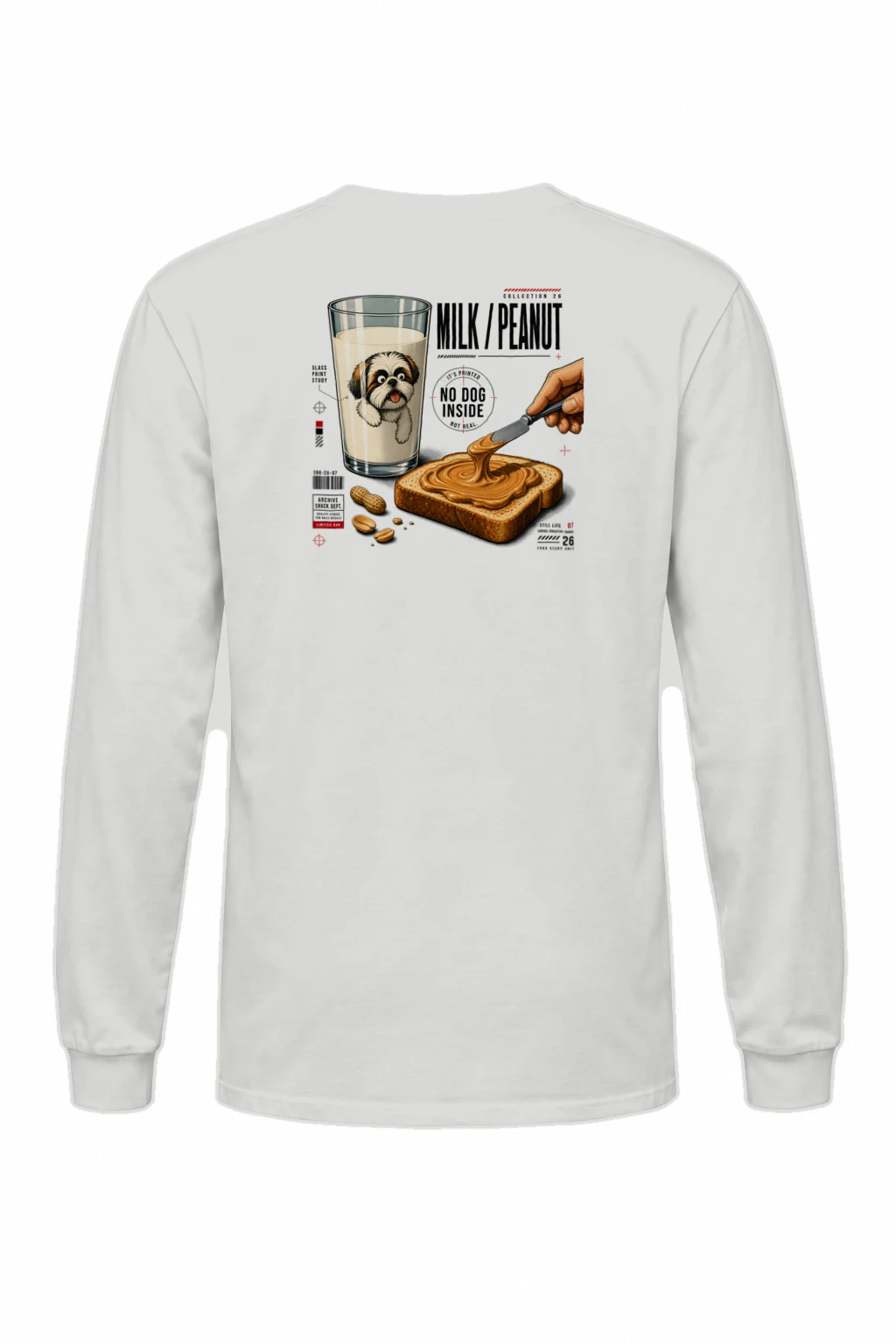 "No Dog Inside" Unisex Longsleeve T-shirt | Gildan 2400