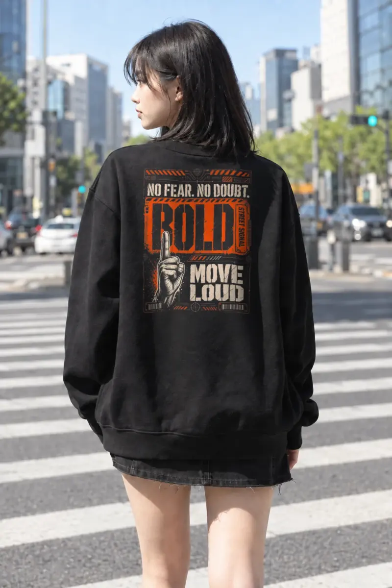 "No Fear No Future" Heavy Blend Unisex Crewneck Sweatshirt | Gildan 18000