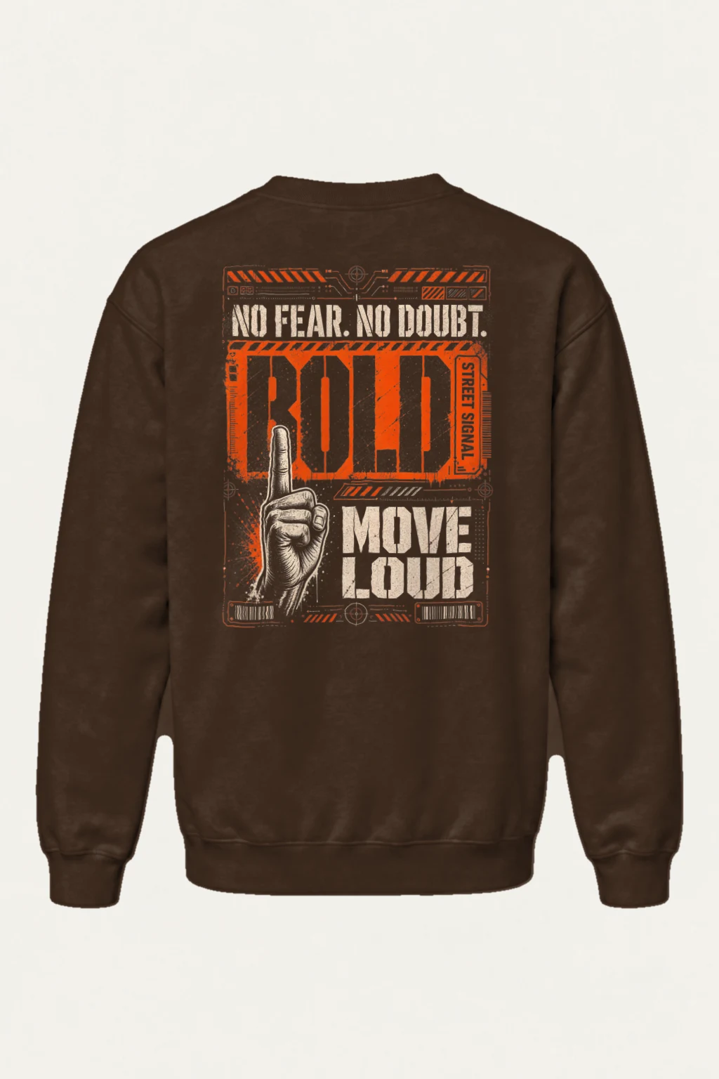 "No Fear No Future" Heavy Blend Unisex Crewneck Sweatshirt | Gildan 18000