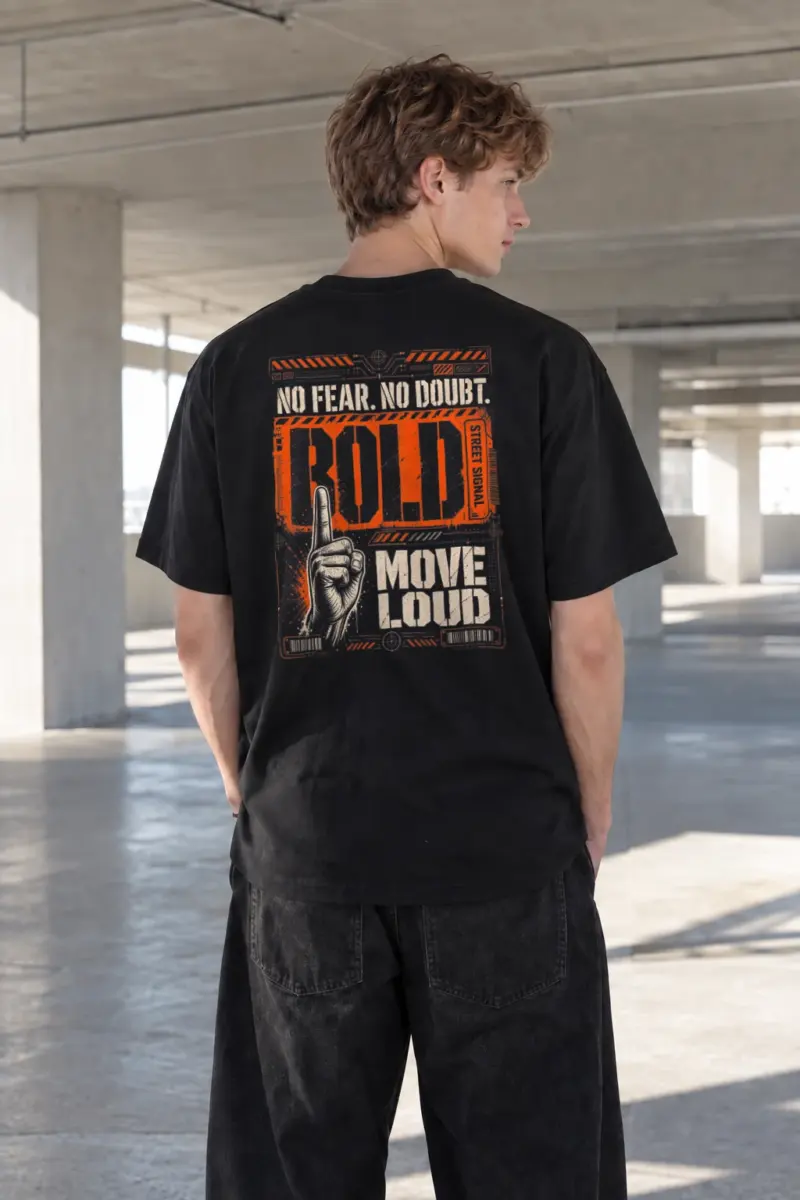 “No Fear No Future” Heavyweight Unisex Crewneck T-shirt | Gildan 5000