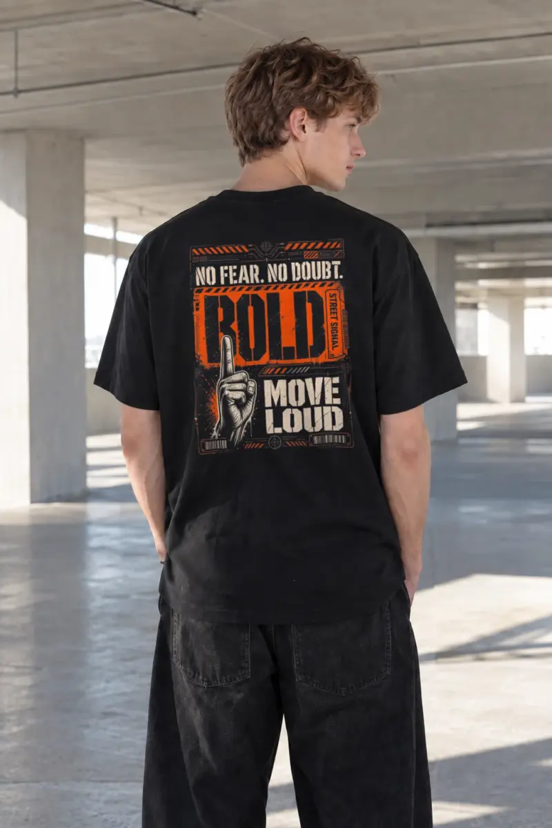 "No Fear No Future" Heavyweight Unisex Crewneck T-shirt | Gildan 5000