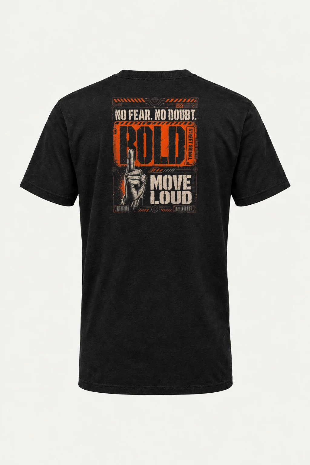 "No Fear No Future" Heavyweight Unisex Crewneck T-shirt | Gildan 5000