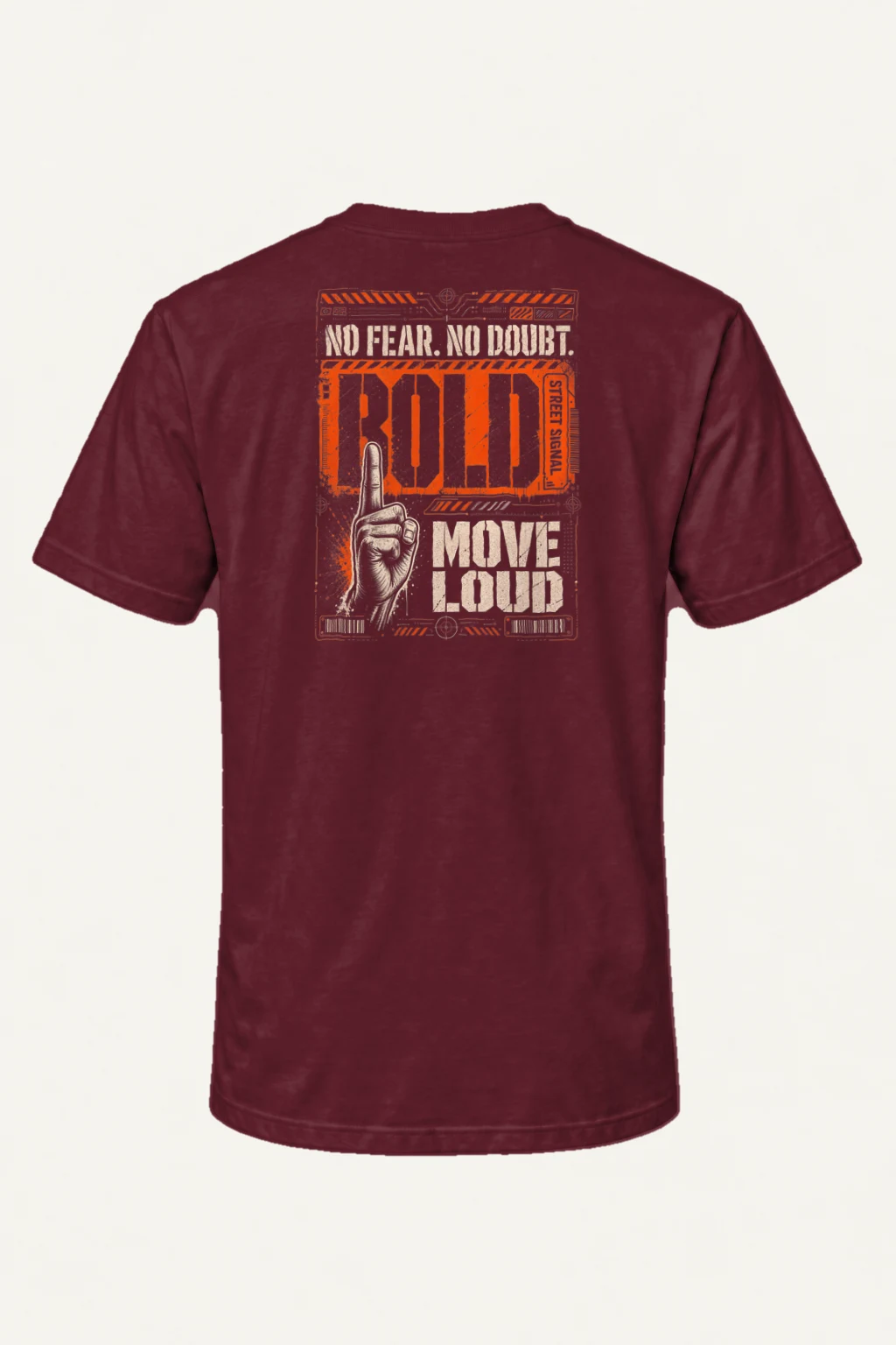 "No Fear No Future" Heavyweight Unisex Crewneck T-shirt | Gildan 5000