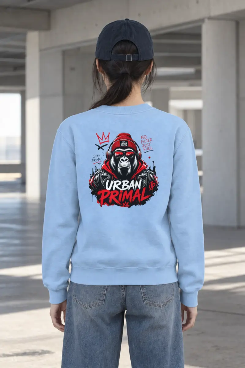 "No Filter Just Fuel" Heavy Blend Unisex Crewneck Sweatshirt