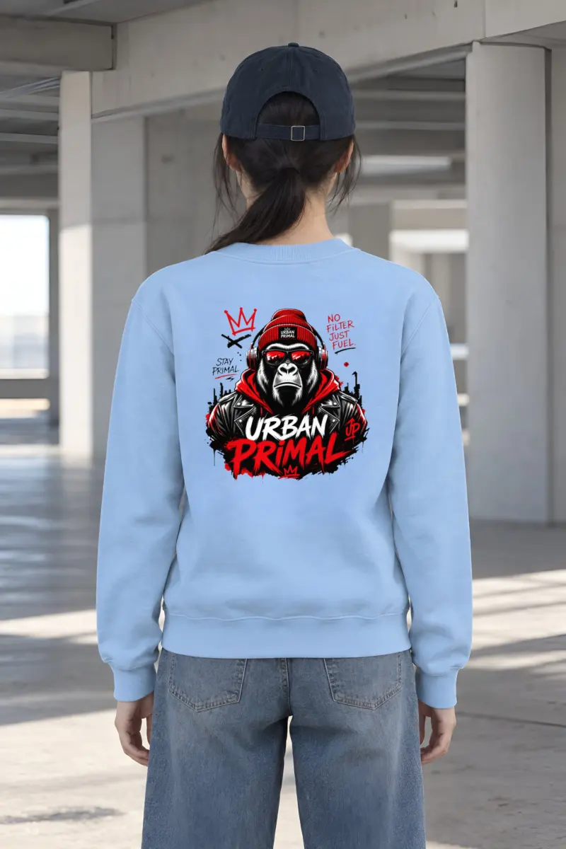 "No Filter Just Fuel" Heavy Blend Unisex Crewneck Sweatshirt