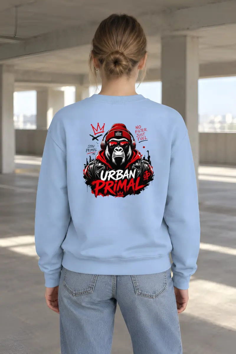 "No Filter Just Fuel" Heavy Blend Unisex Crewneck Sweatshirt