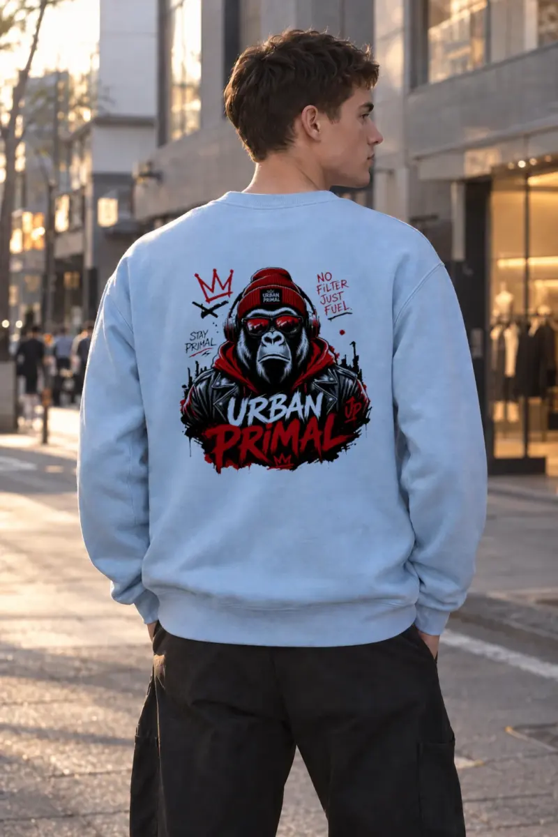 "No Filter Just Fuel" Heavy Blend Unisex Crewneck Sweatshirt | Gildan 18000