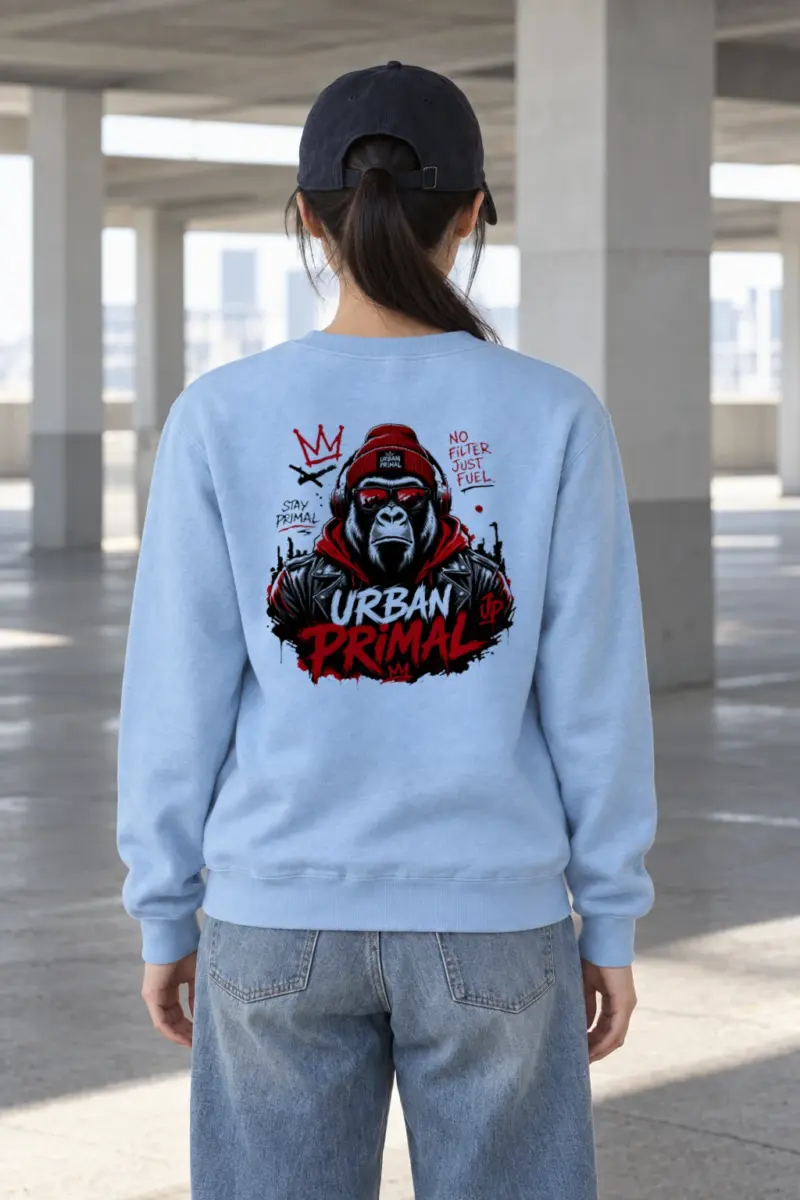 "No Filter Just Fuel" Heavy Blend Unisex Crewneck Sweatshirt