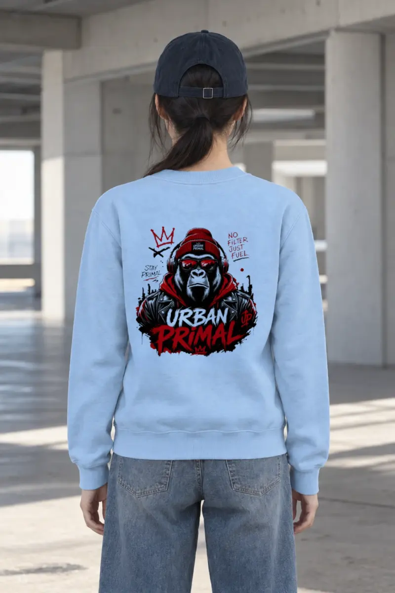 "No Filter Just Fuel" Heavy Blend Unisex Crewneck Sweatshirt
