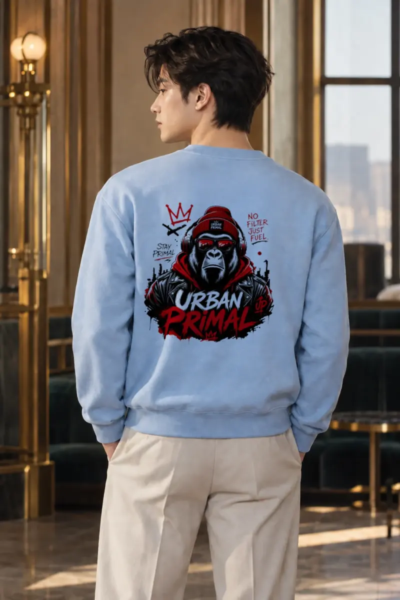 "No Filter Just Fuel" Heavy Blend Unisex Crewneck Sweatshirt | Gildan 18000