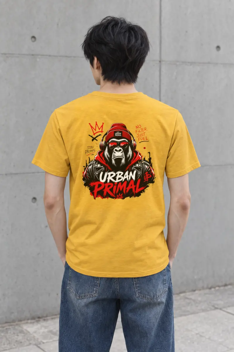 "No Filter Just Fuel" Heavyweight Unisex Crewneck T-shirt