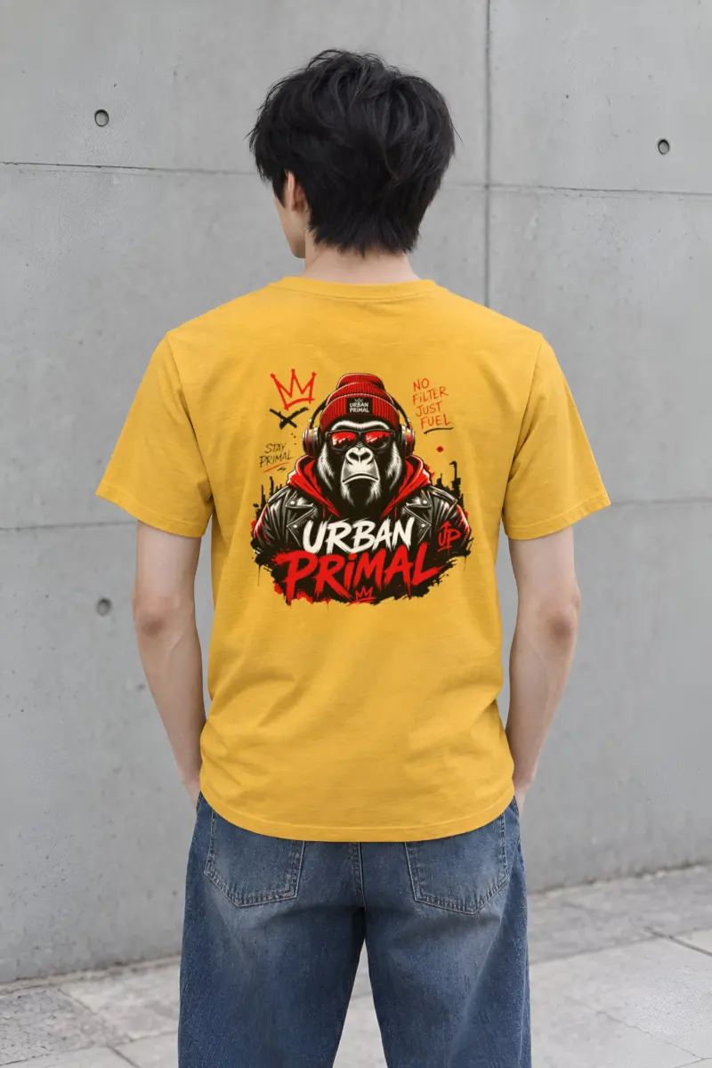 "No Filter Just Fuel" Heavyweight Unisex Crewneck T-shirt
