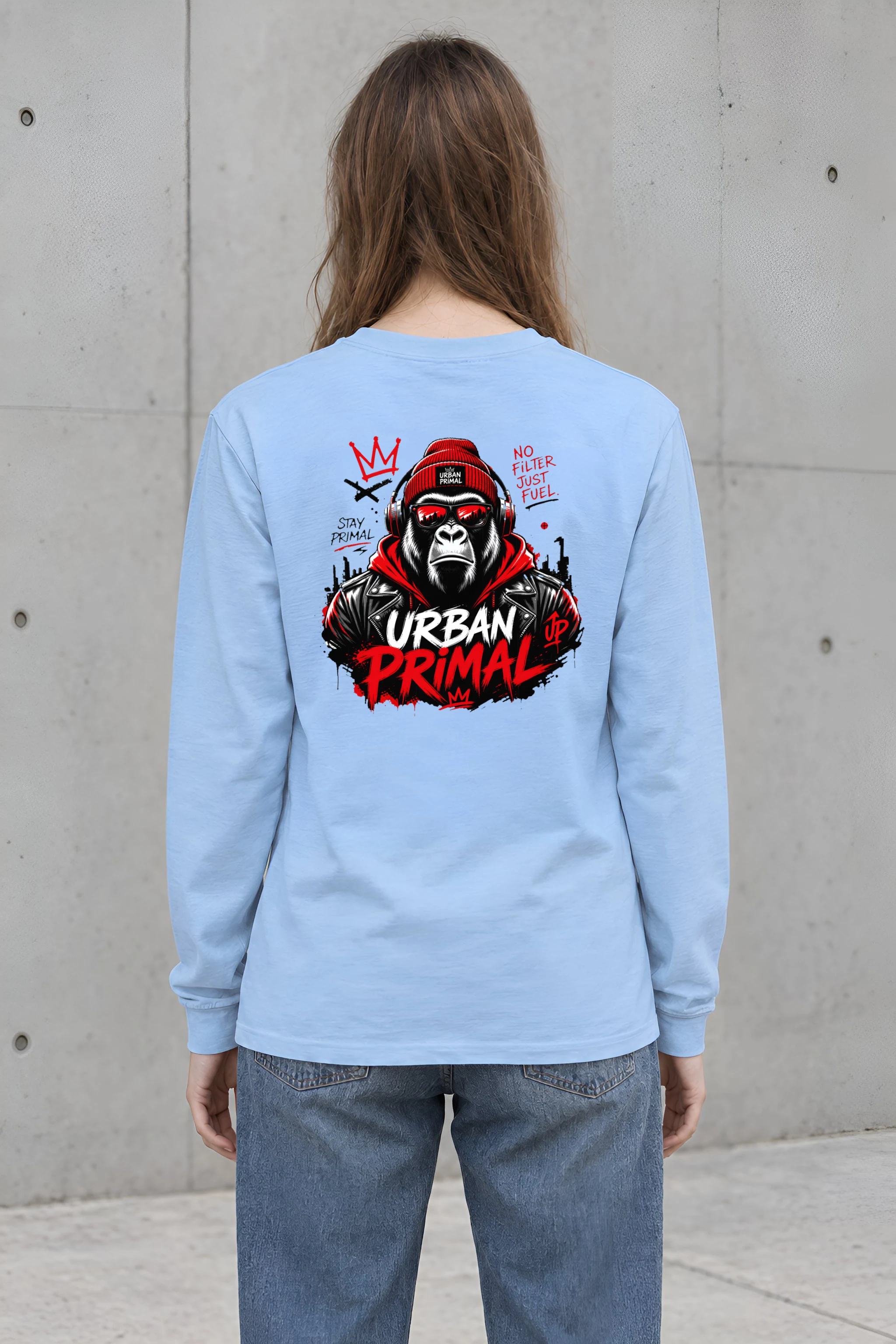 "No Filter Just Fuel" Unisex Longsleeve T-shirt