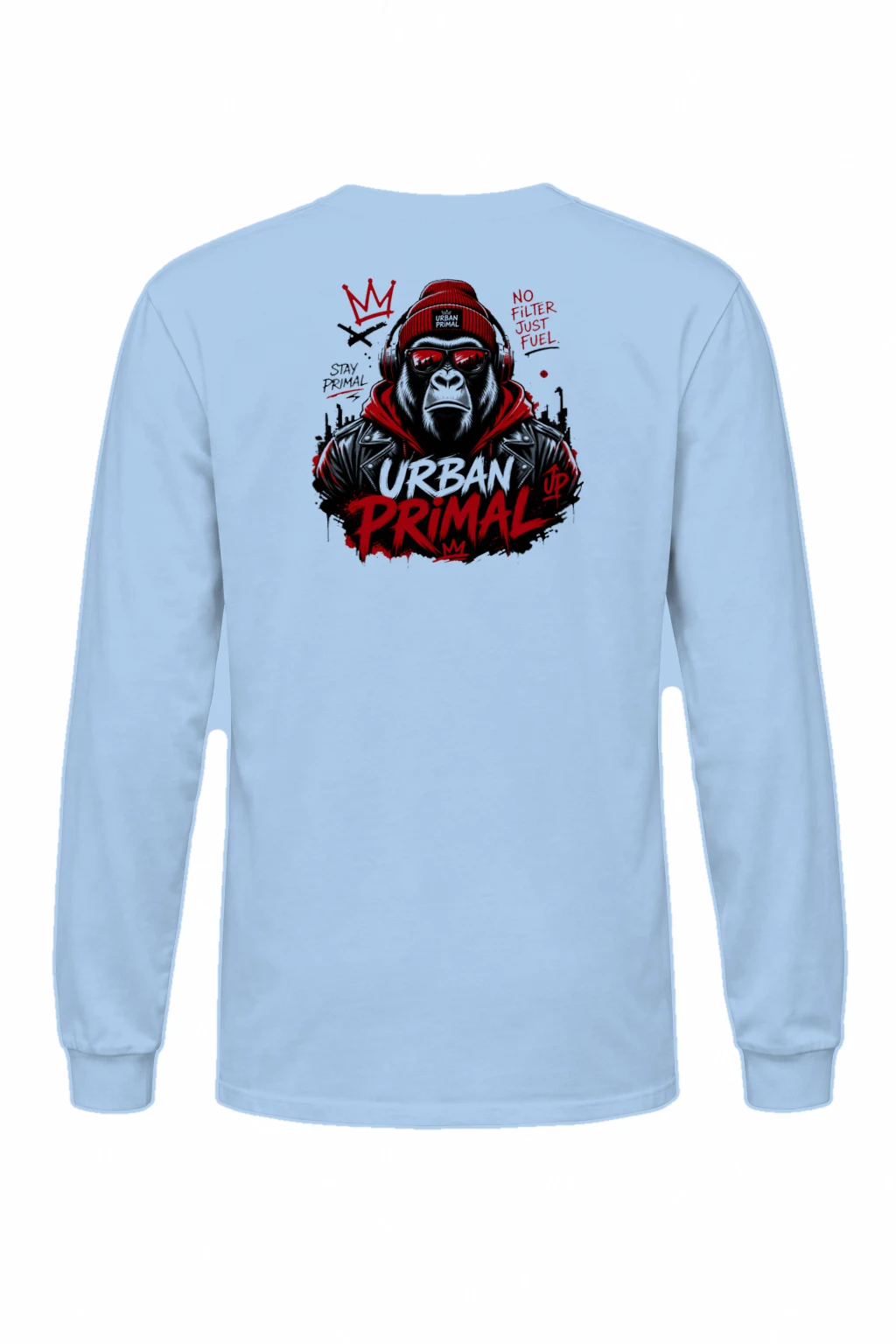 "No Filter Just Fuel" Unisex Longsleeve T-shirt | Gildan 2400