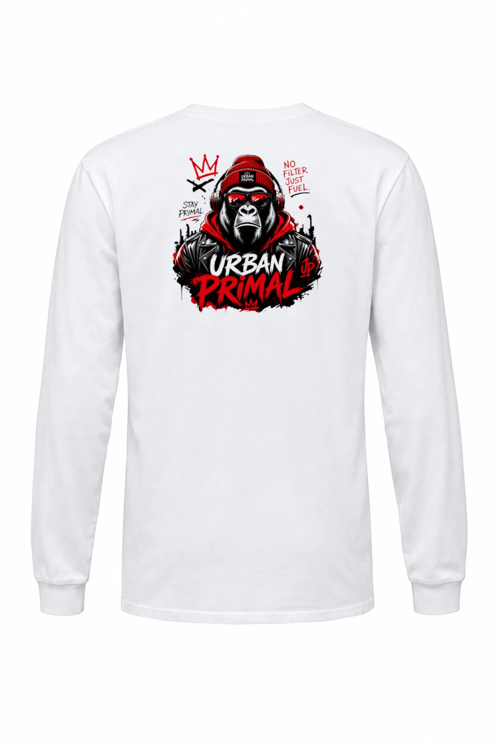 "No Filter Just Fuel" Unisex Longsleeve T-shirt | Gildan 2400
