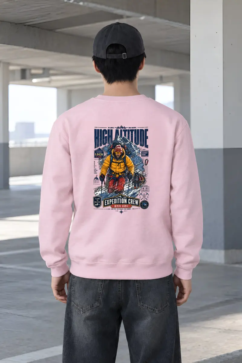"No Limits Only Heights" Heavy Blend Unisex Crewneck Sweatshirt