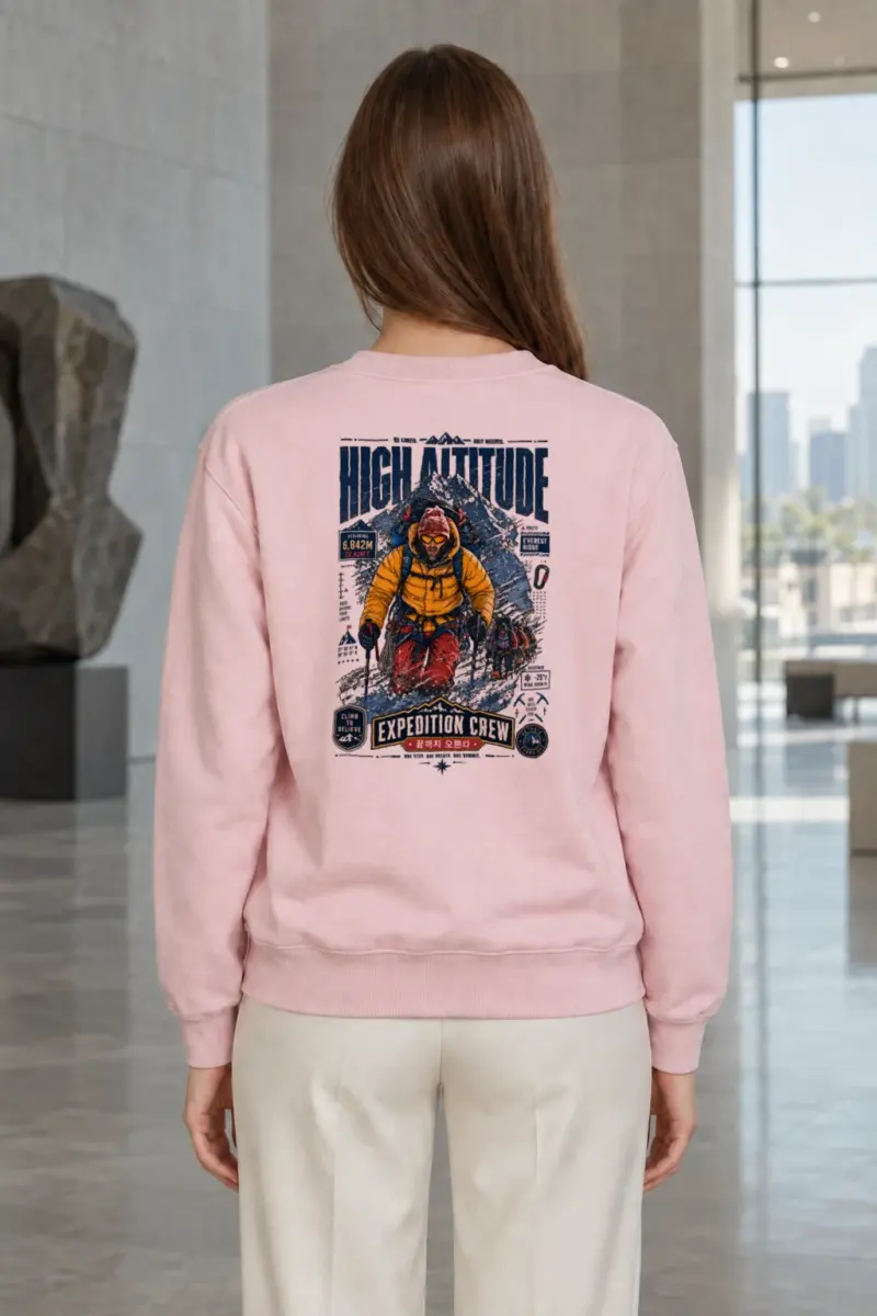 "No Limits Only Heights" Heavy Blend Unisex Crewneck Sweatshirt | Gildan 18000