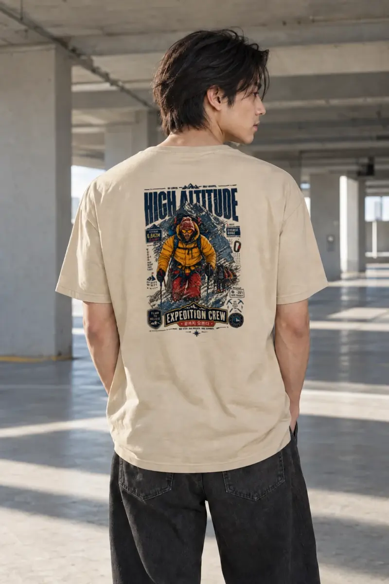 "No Limits Only Heights" Heavyweight Unisex Crewneck T-shirt | Gildan 5000